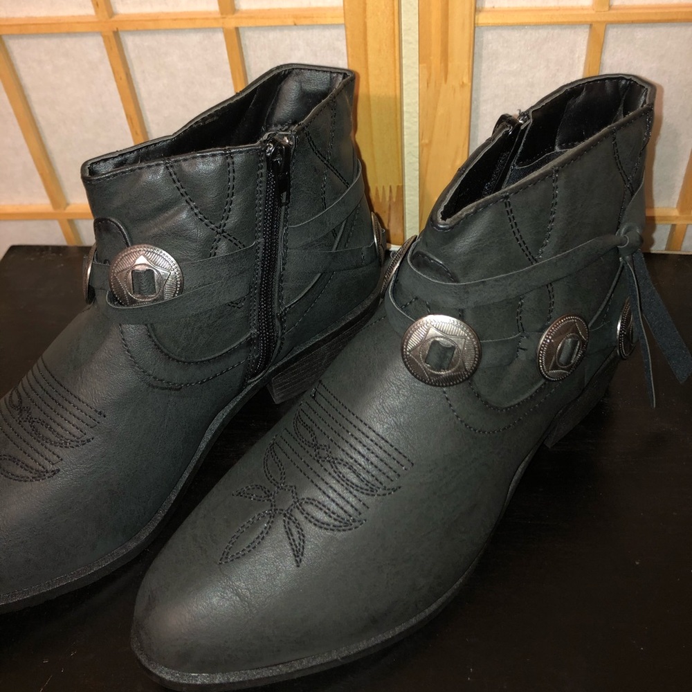 Black Ankle Length Booties